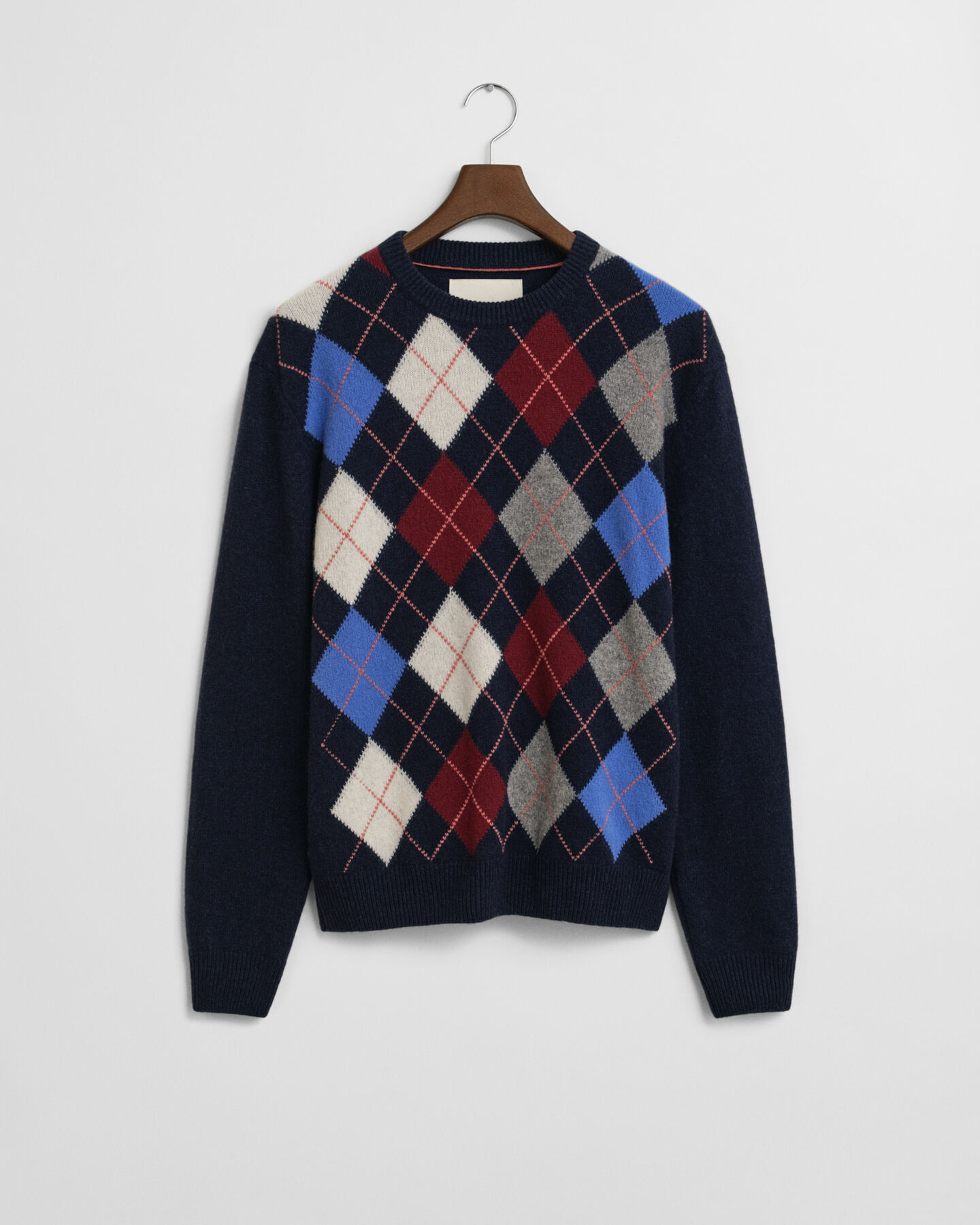 Argyle Crew Neck Sweater