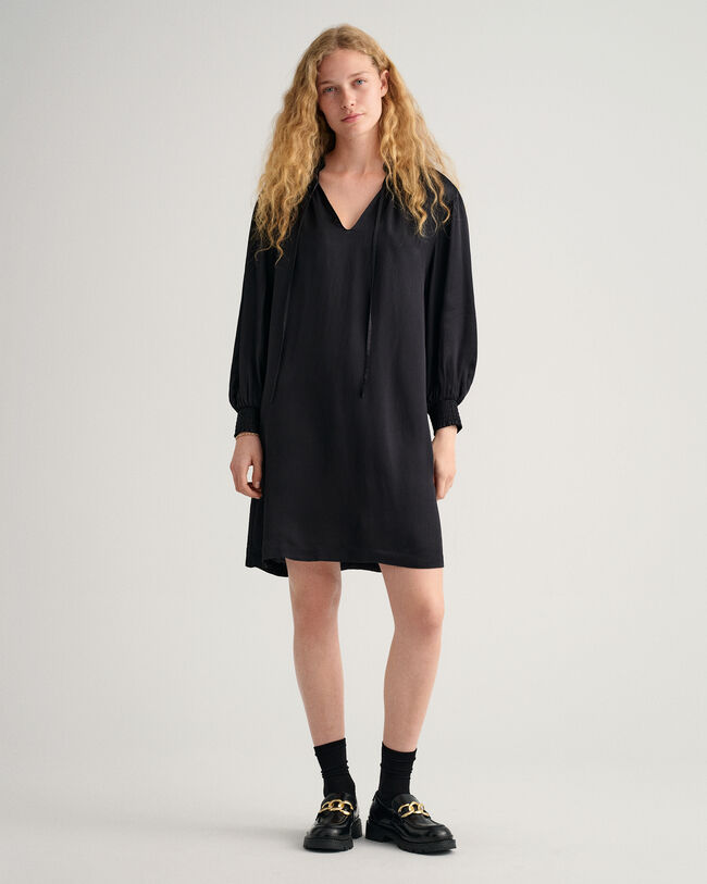 Stand Collar Dress