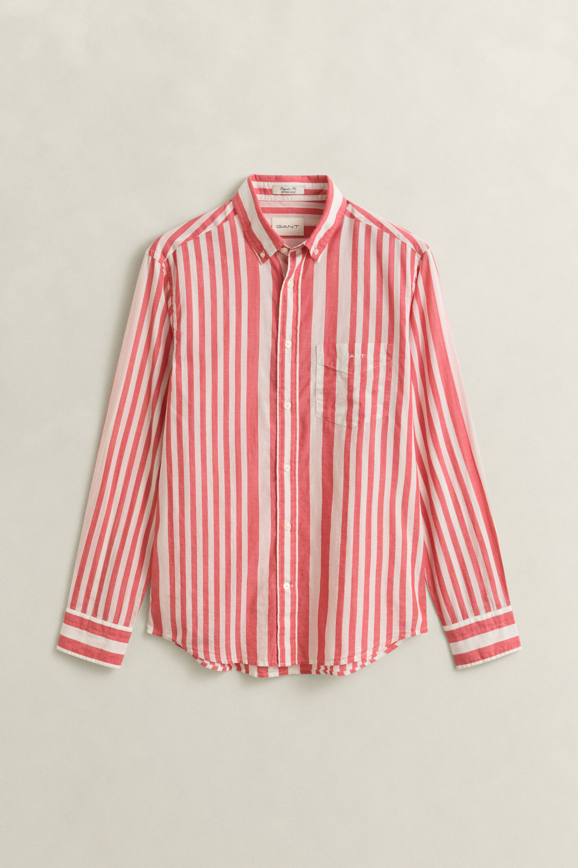 Striped Cotton Voile Shirt