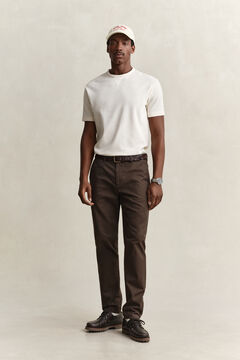 Slim Smart Chinos — SHADOW BROWN 5