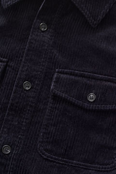 Corduroy Overshirt — EVENING BLUE 3