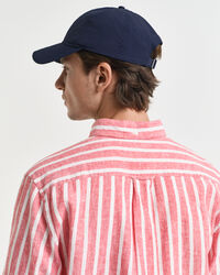 Regular Fit Striped Cotton Linen Shirt