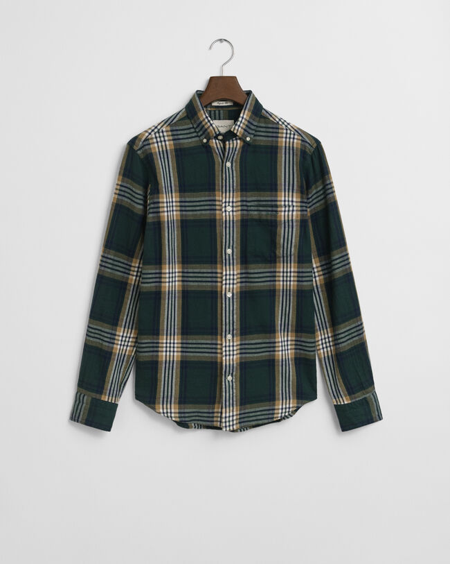 Regular Fit Windblown Flannel Check Shirt