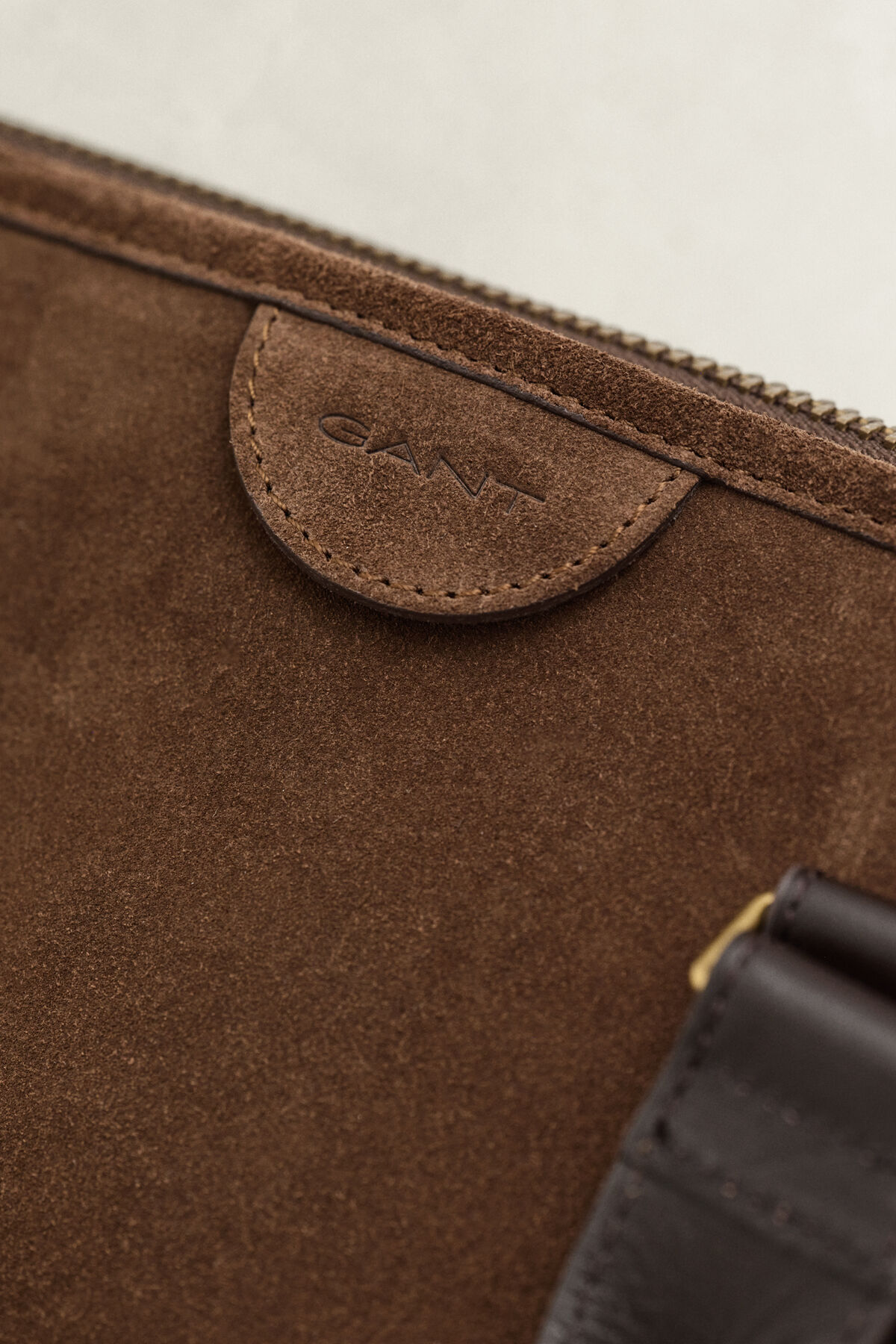Suede Commuter Bag — SOIL BROWN