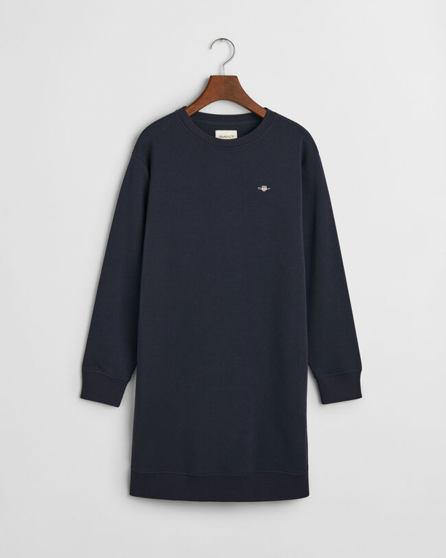 Shield Crew Neck Sweat Dress