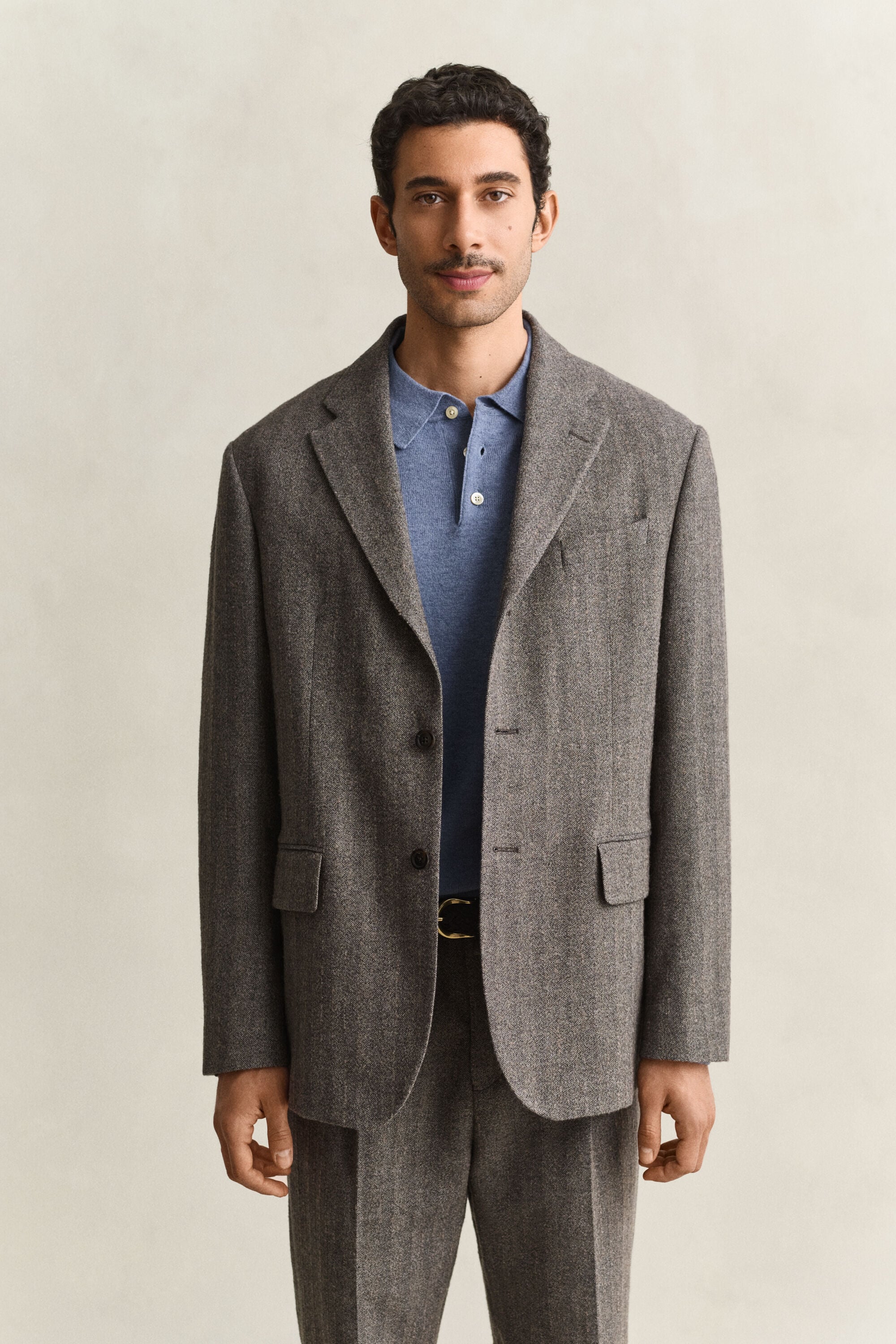 Pinstriped Suit Jacket