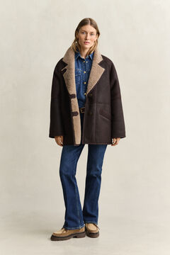 Shearling Jacket — DEEP BROWN 11