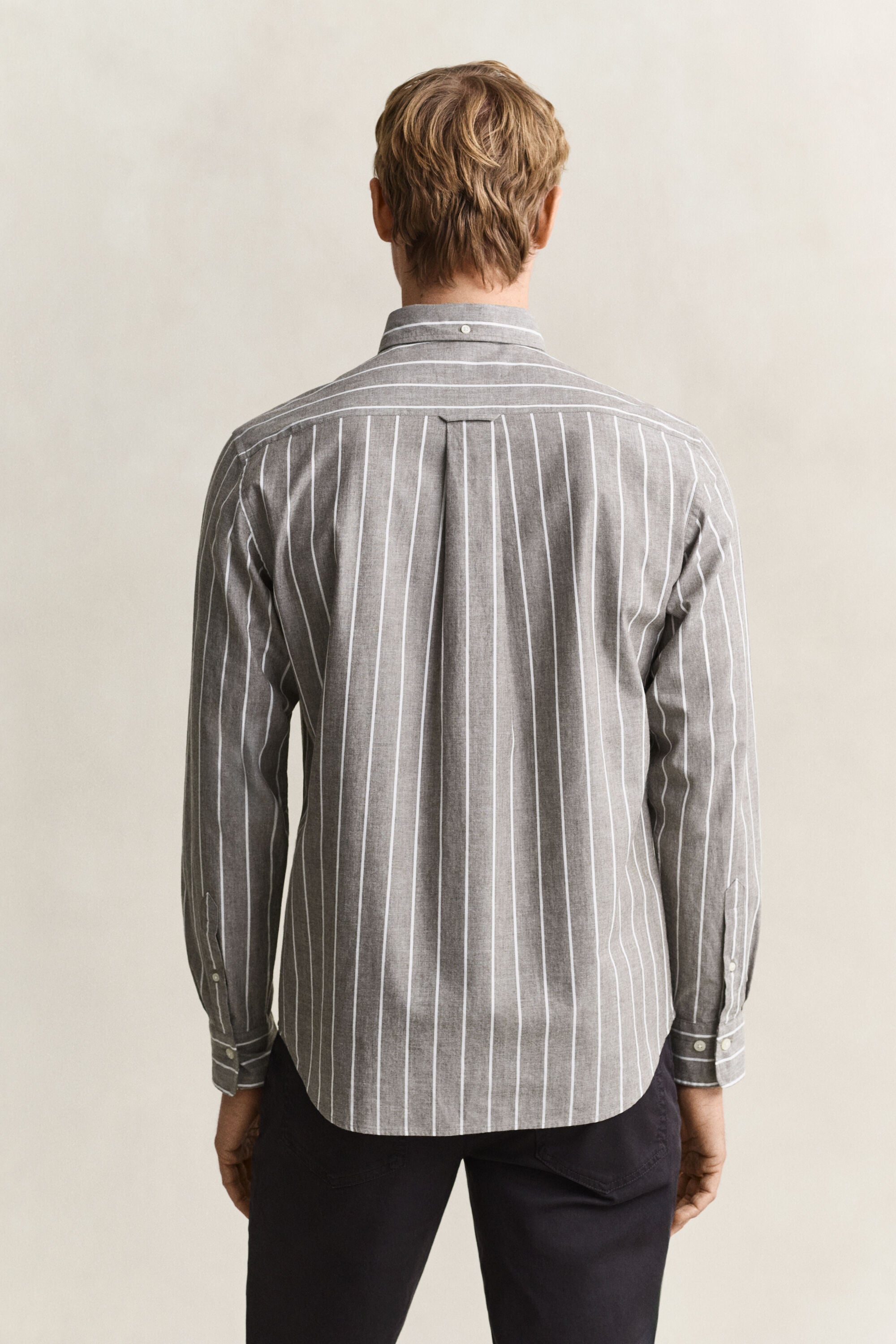 Striped Mélange Poplin Shirt