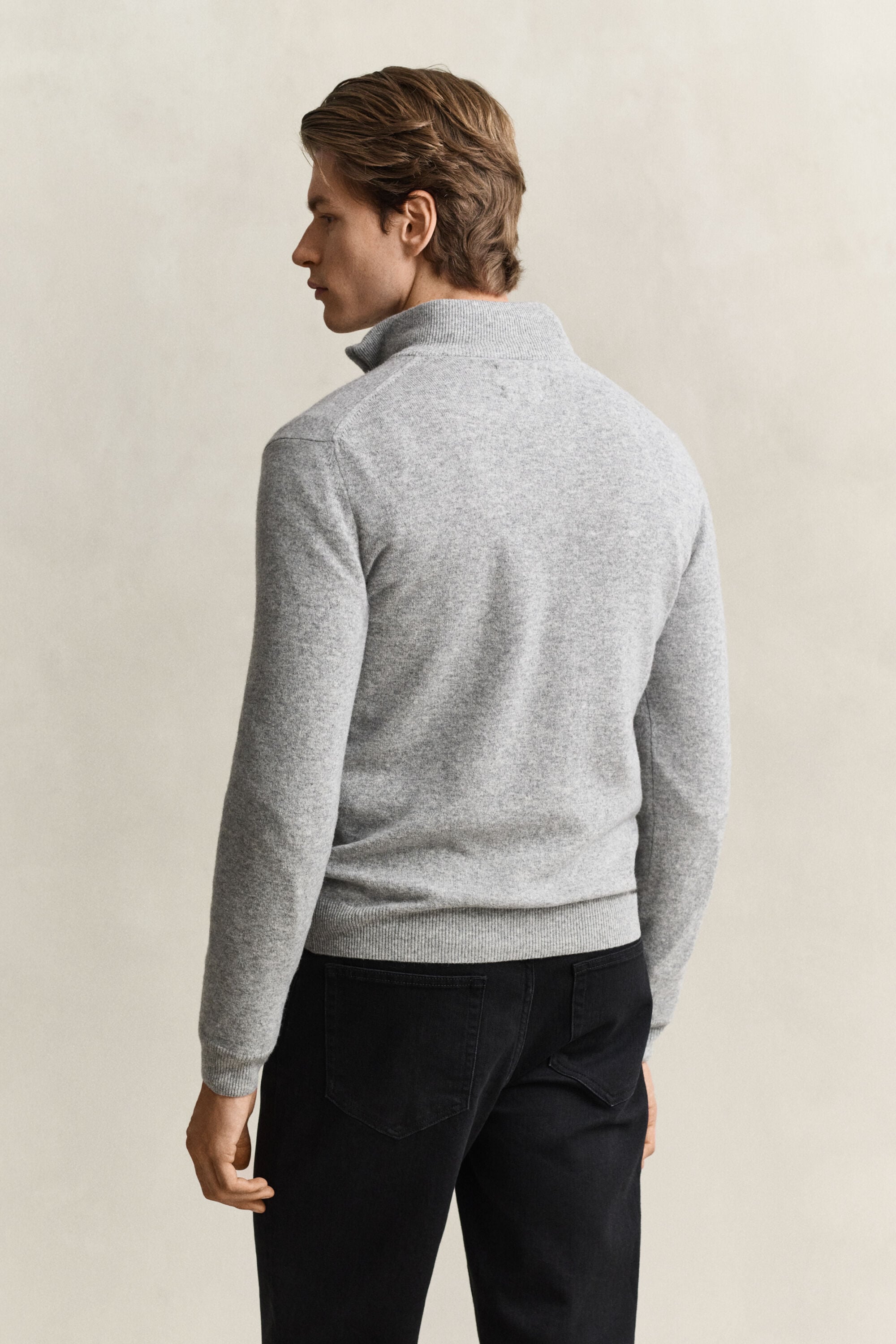 Lambswool Half-Zip Sweater