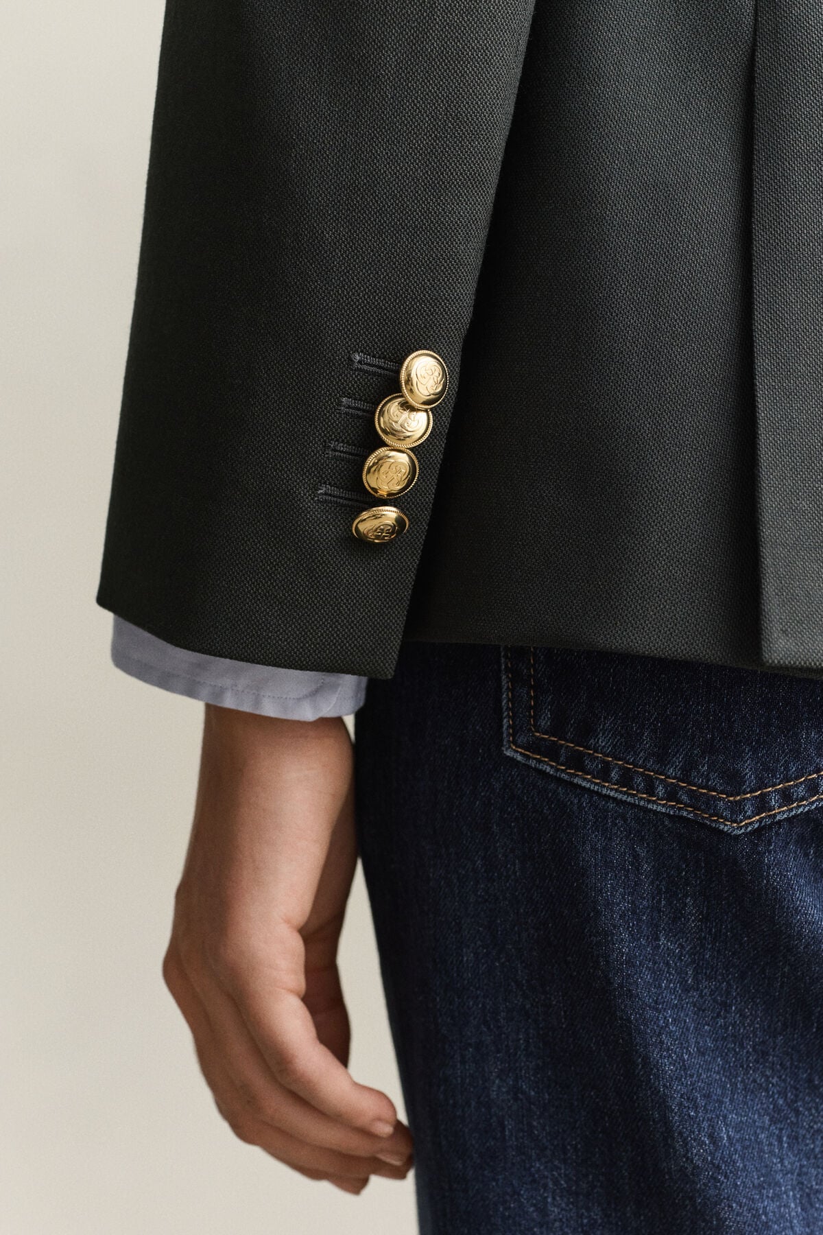 Classic Club Blazer — DARK MOSS GREEN