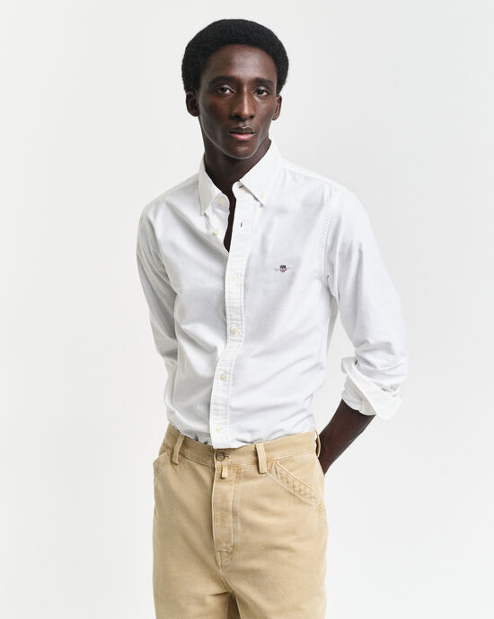 Gant Orange Printed Comfort Fit Shirt