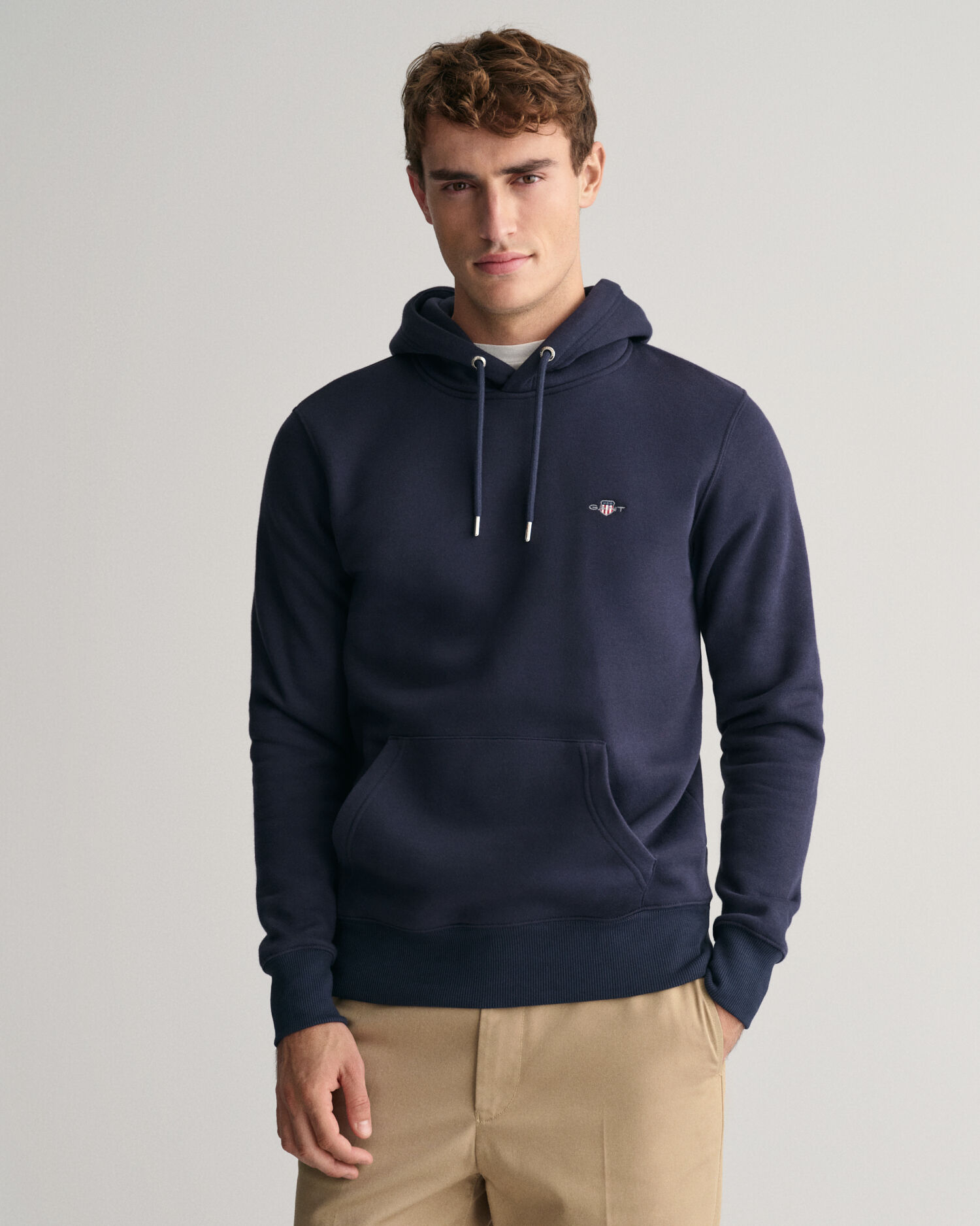 Gant shield hoodie sale sales