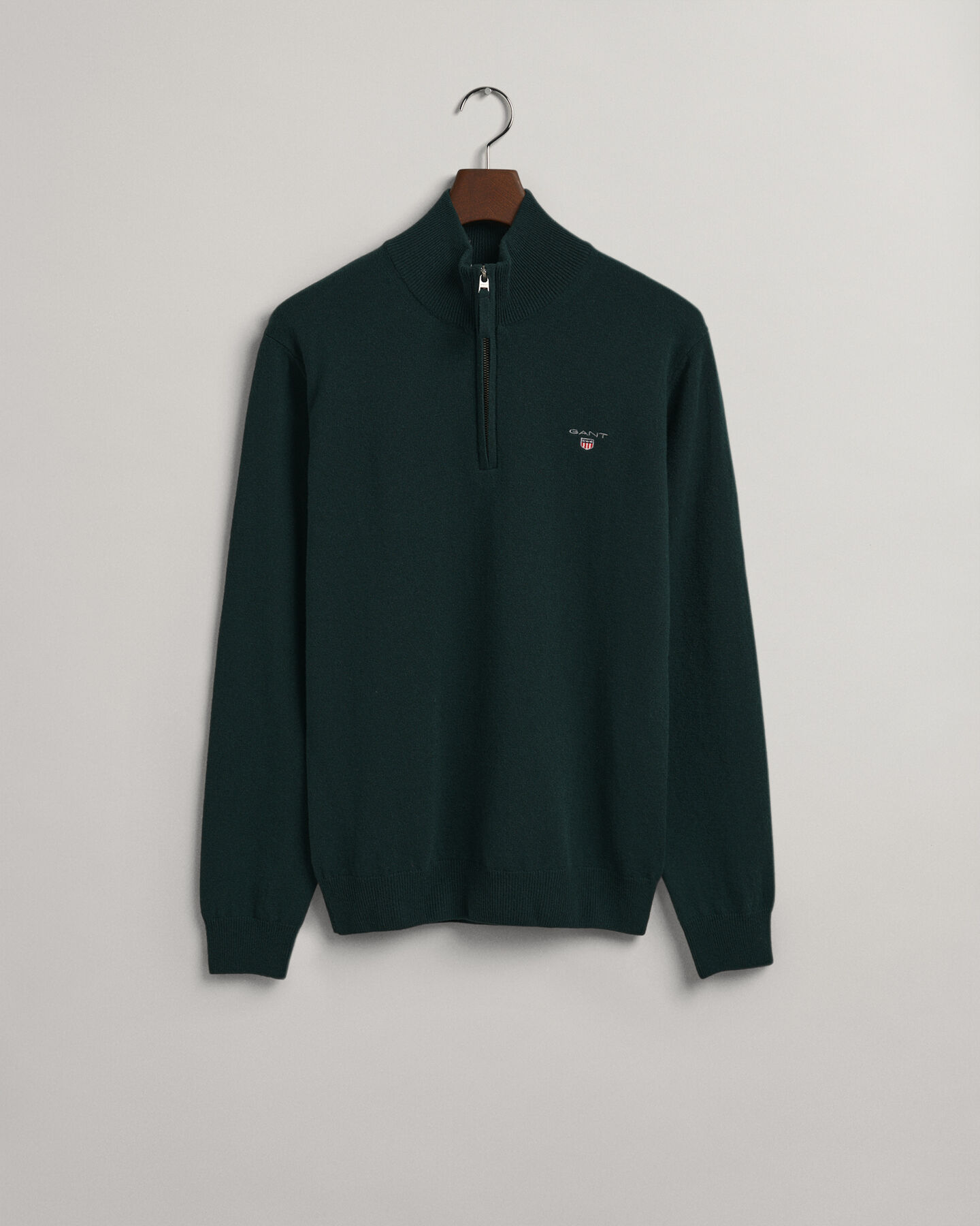 Super Fine Lambswool Half-Zip Sweater
