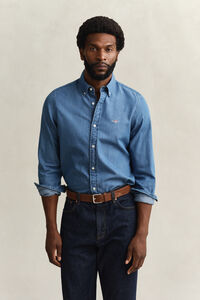 Slim Fit Indigo Shirt