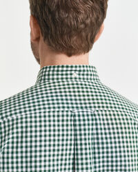 Regular Fit Classic Gingham Poplin Shirt