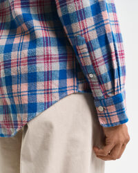 Relaxed Fit Checked Flannel Shirt