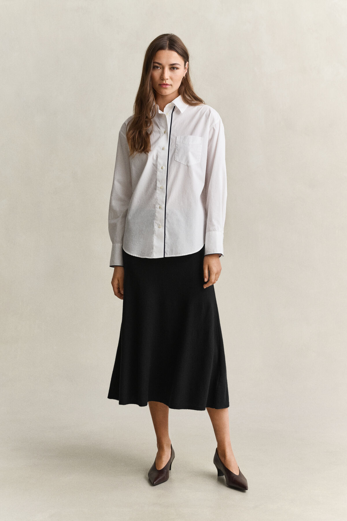 Lambswool Skirt — BLACK