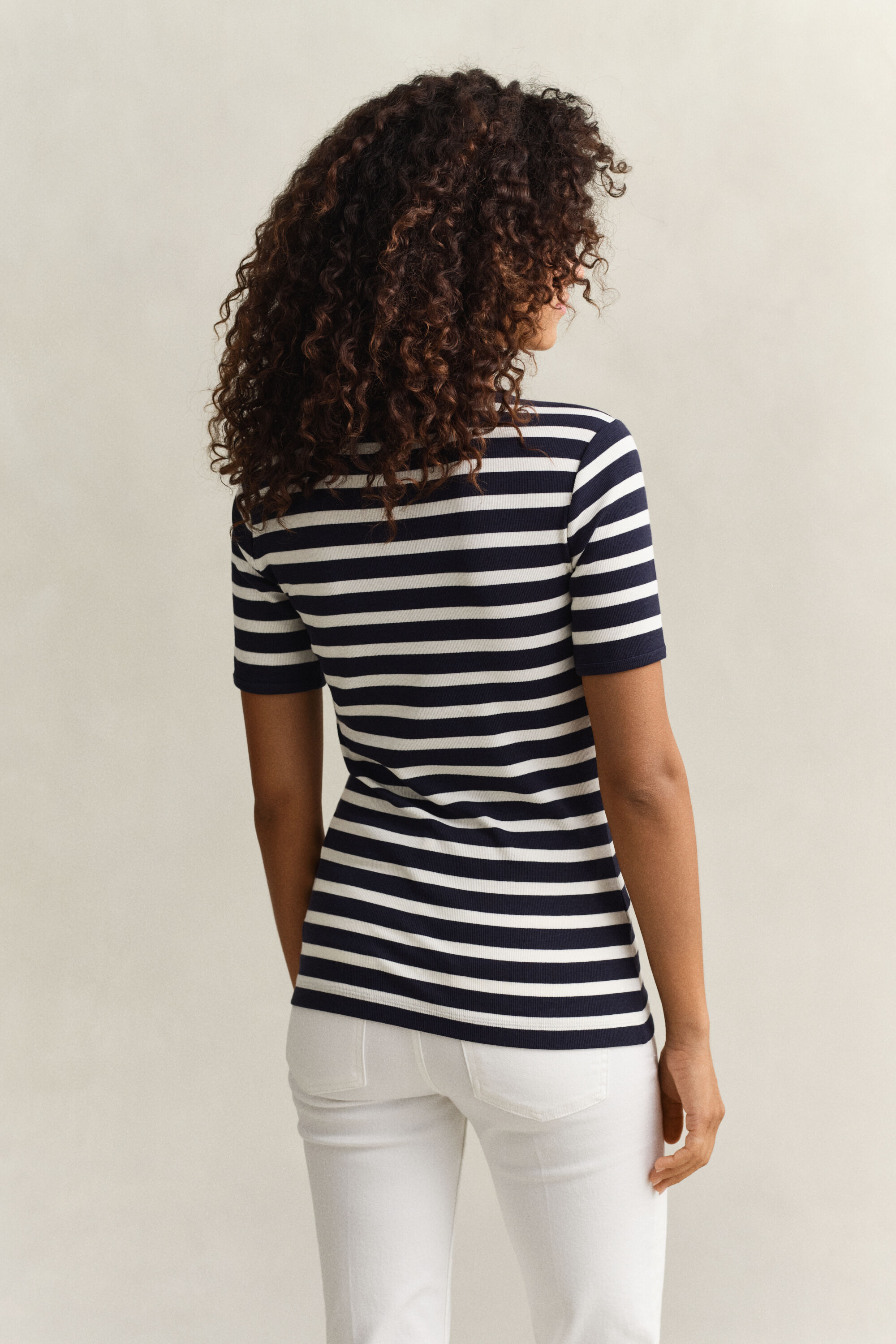 Striped Rib T-Shirt