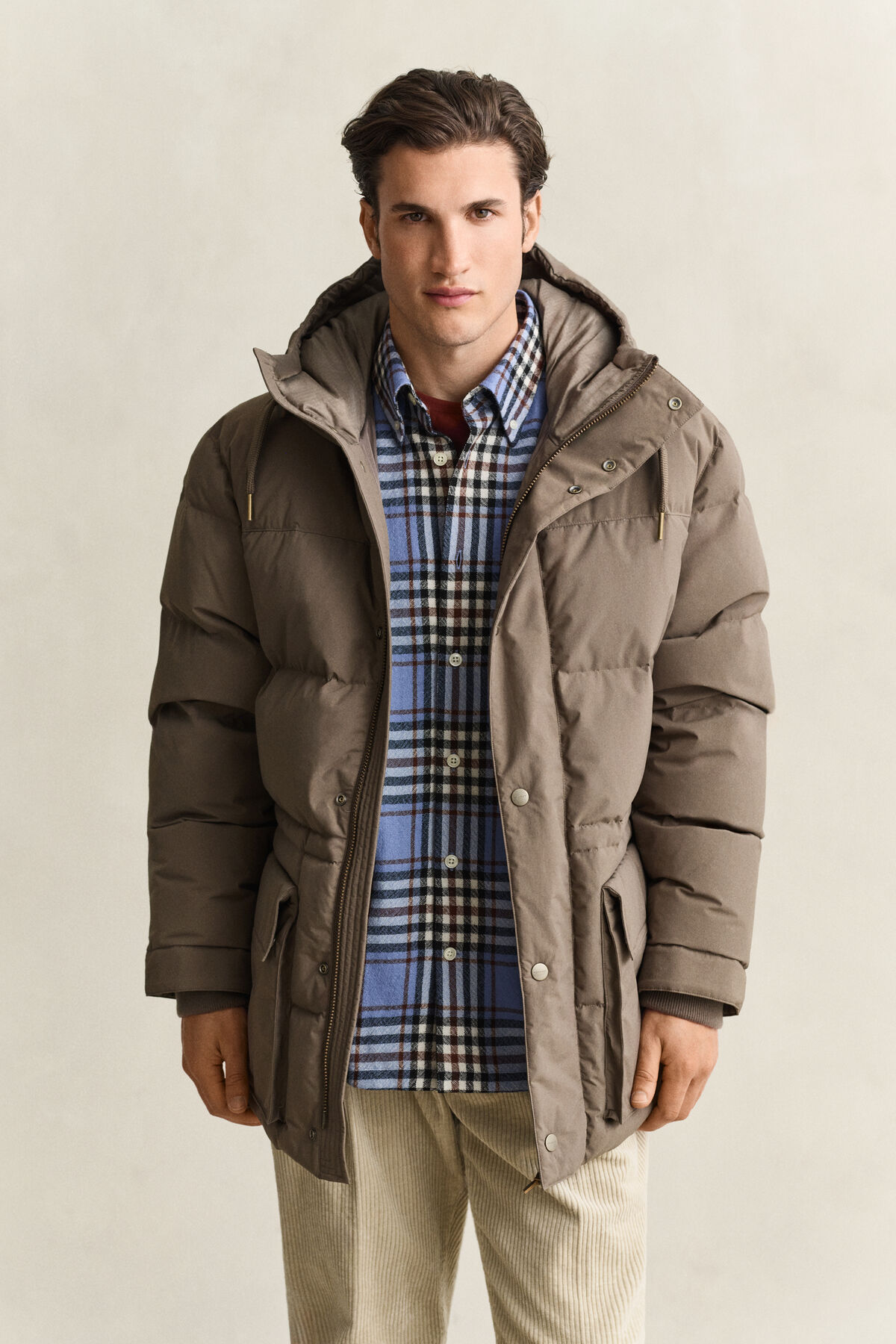 Down Parka — FADED TAUPE