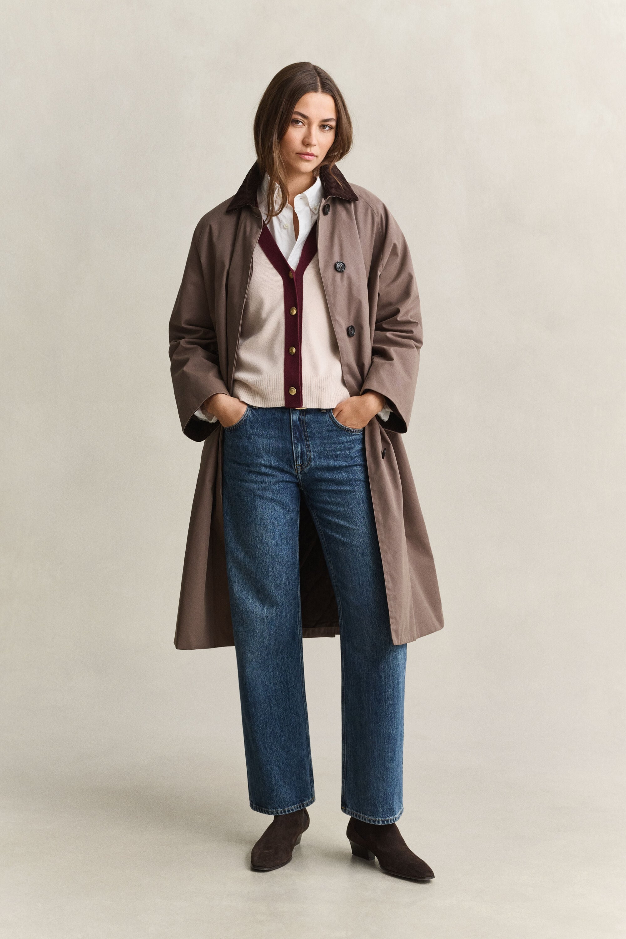 Contrast Cardigan