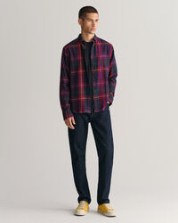 Regular Fit Plaid Flannel Checked Shirt