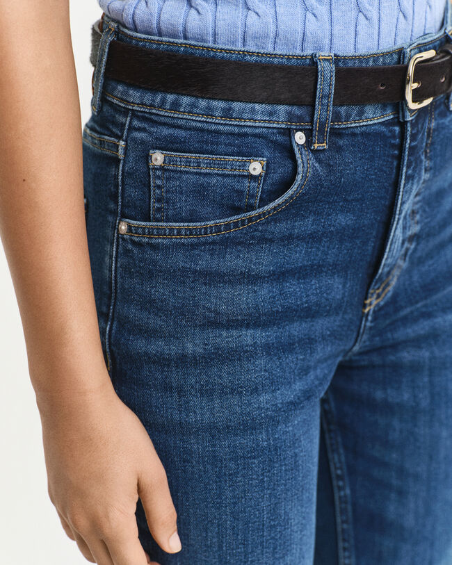 Slim Fit Flared Jeans