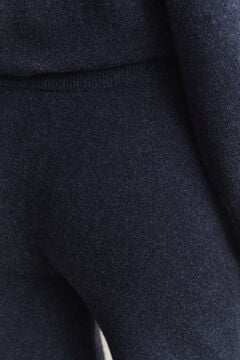 Wool Cashmere Blend Pants — EVENING BLUE 3