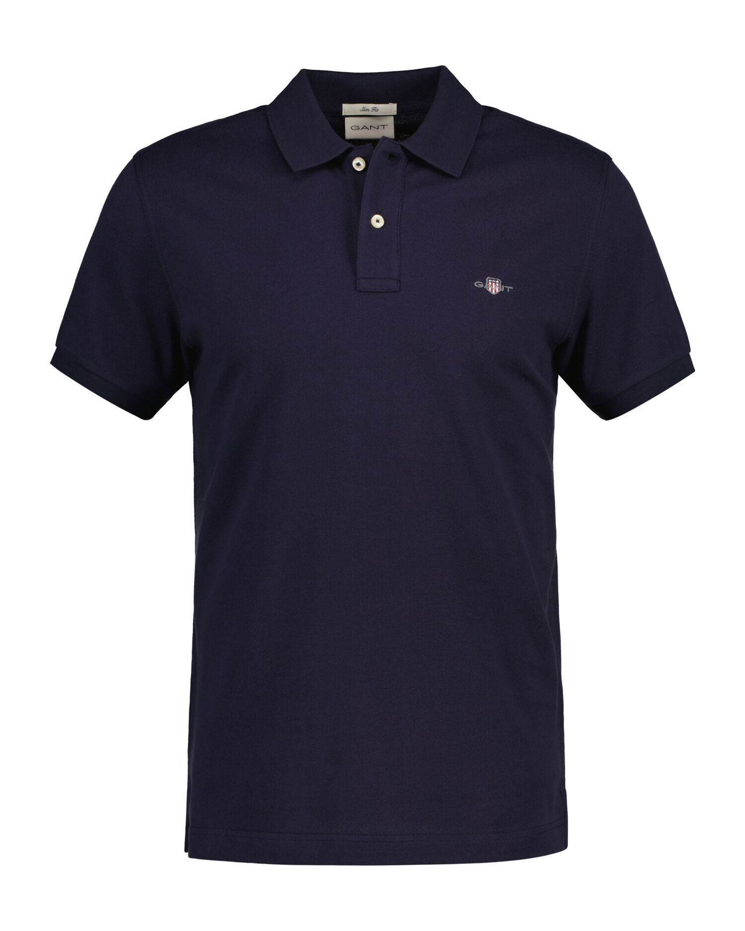 Classic Slim Polo Shirt — EVENING BLUE