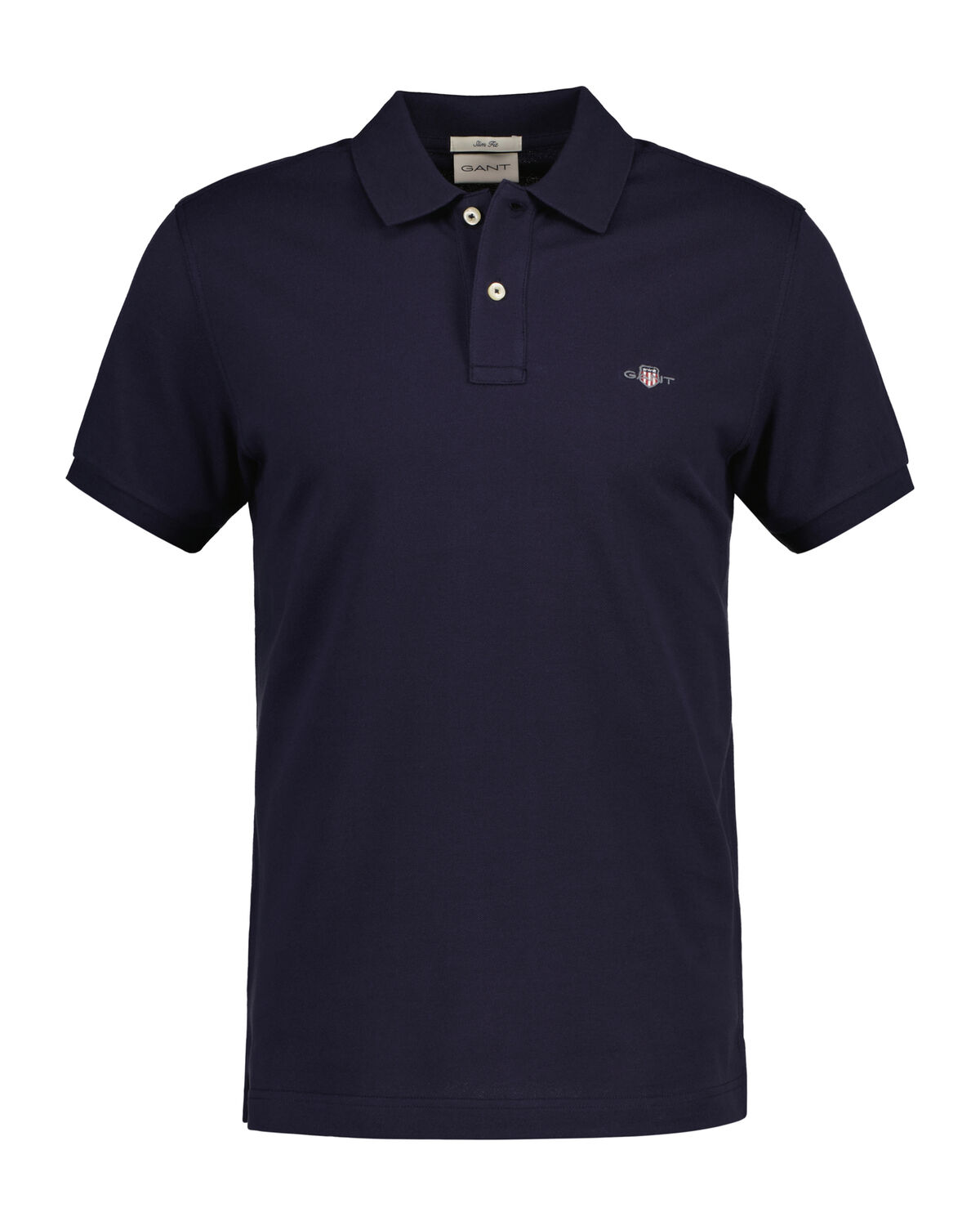 Classic Slim Polo Shirt — EVENING BLUE