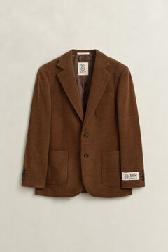 Gant x Yale Wool Corduroy Blazer — MAHOGANY BROWN 1