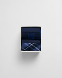 2-Pack Checked Socks Gift Box