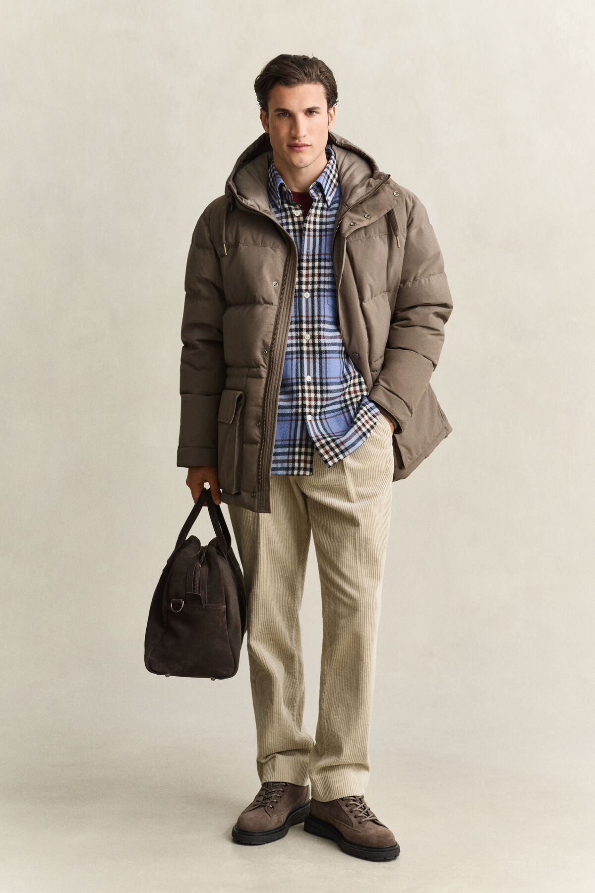 Down Parka — FADED TAUPE