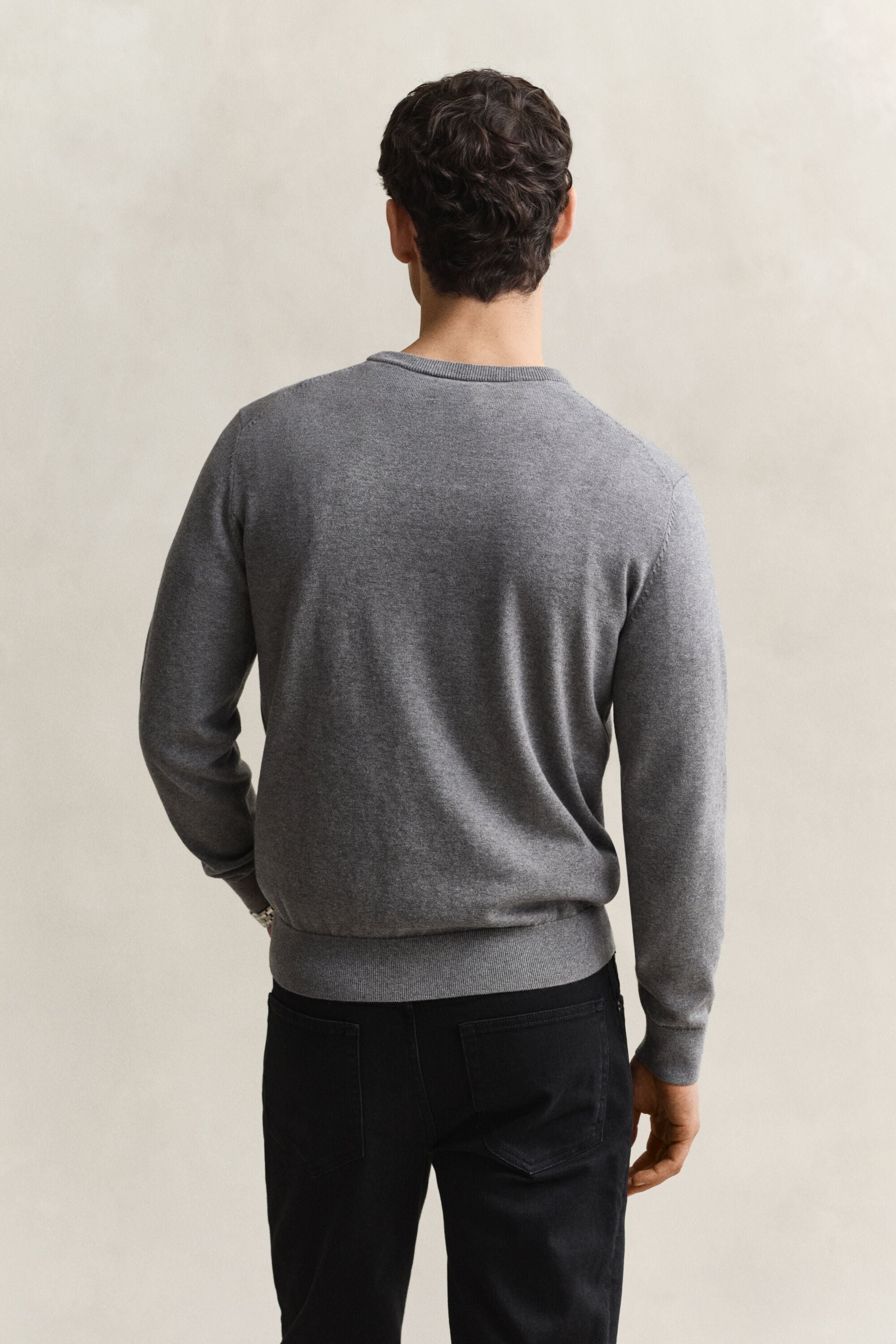 Classic Cotton Crew Neck Sweater