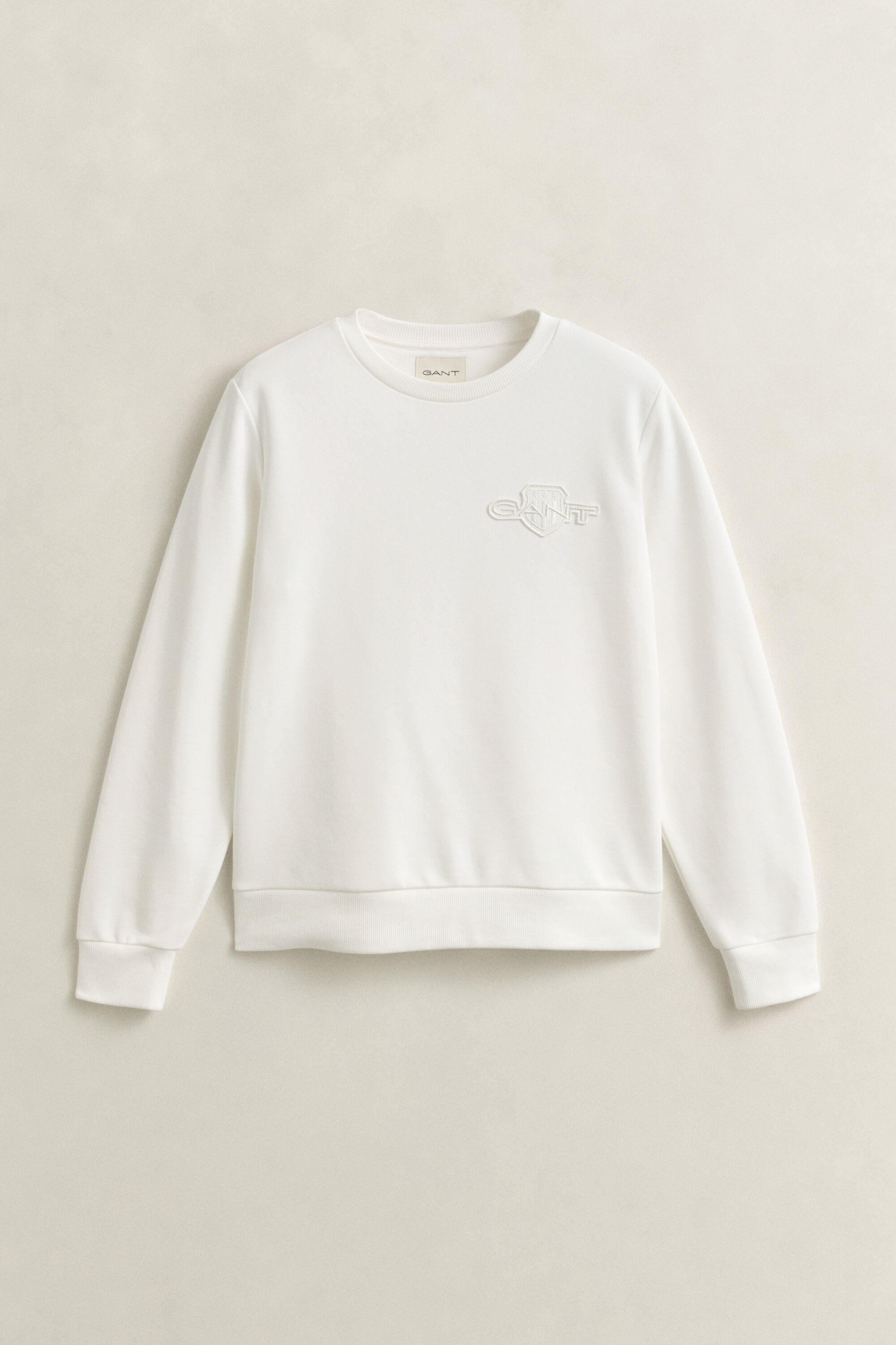 Tonal Shield Crew Neck Sweatshirt