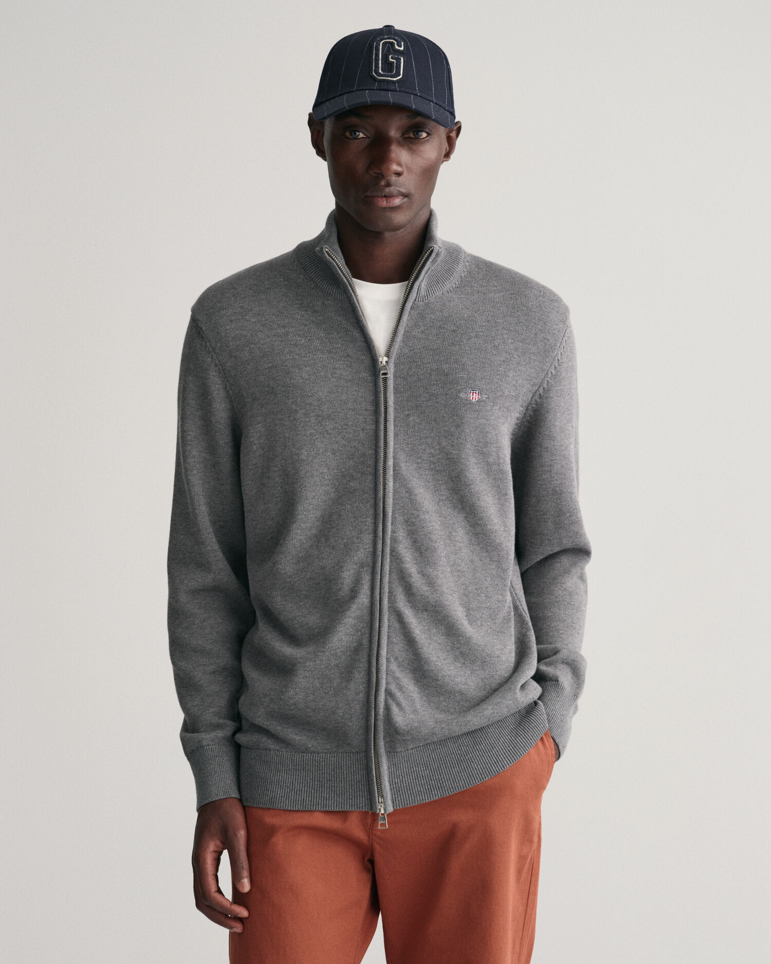 Gant hot sale zip cardigan