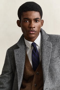 Gant x Yale Tweed Blazer — BLACK GREY 6