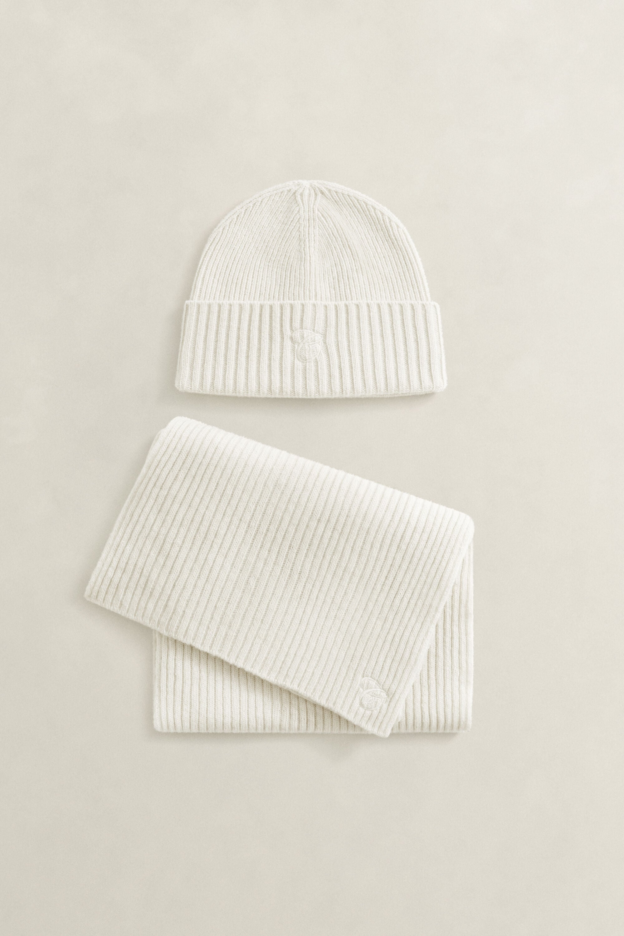 Embroidered Scarf & Beanie Gift Set
