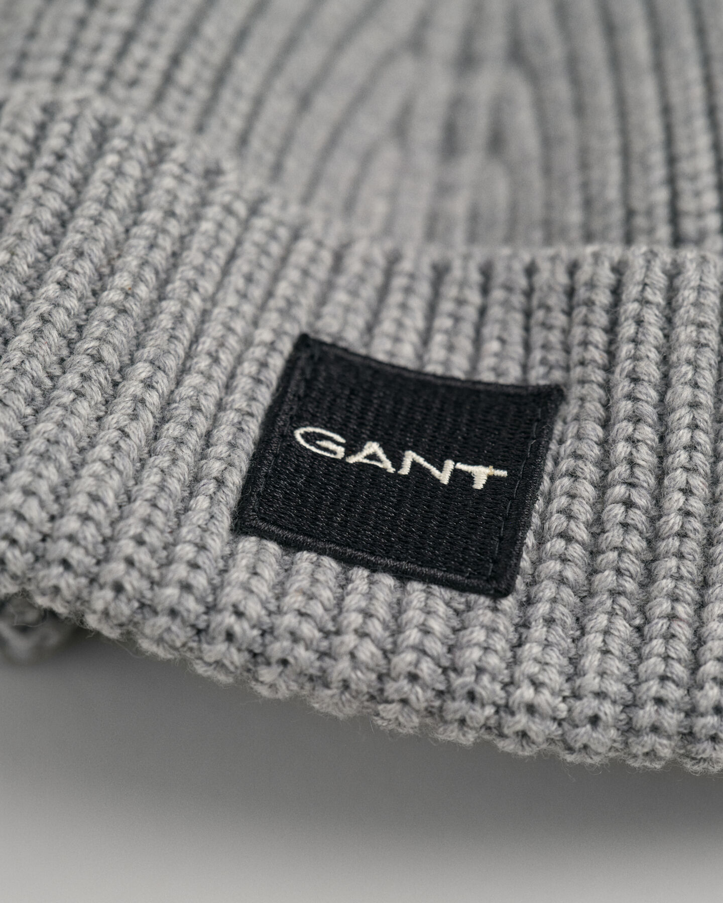 Cotton Ribbed Knit Beanie - GANT