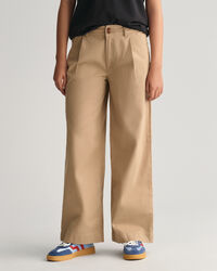 Teen Girls Box Pleat Chinos