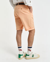 Regular Fit Sunfaded Chino Shorts