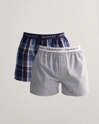 2-Pack Woven Boxer Logo Shorts
