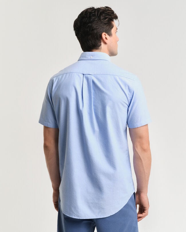 Seasonal Essential Regular Fit Archive Shield Oxford Short Sleeve Shirt