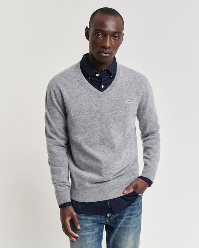 Seasonal Essential Extra Fine Lambswool V-Neck Sweater