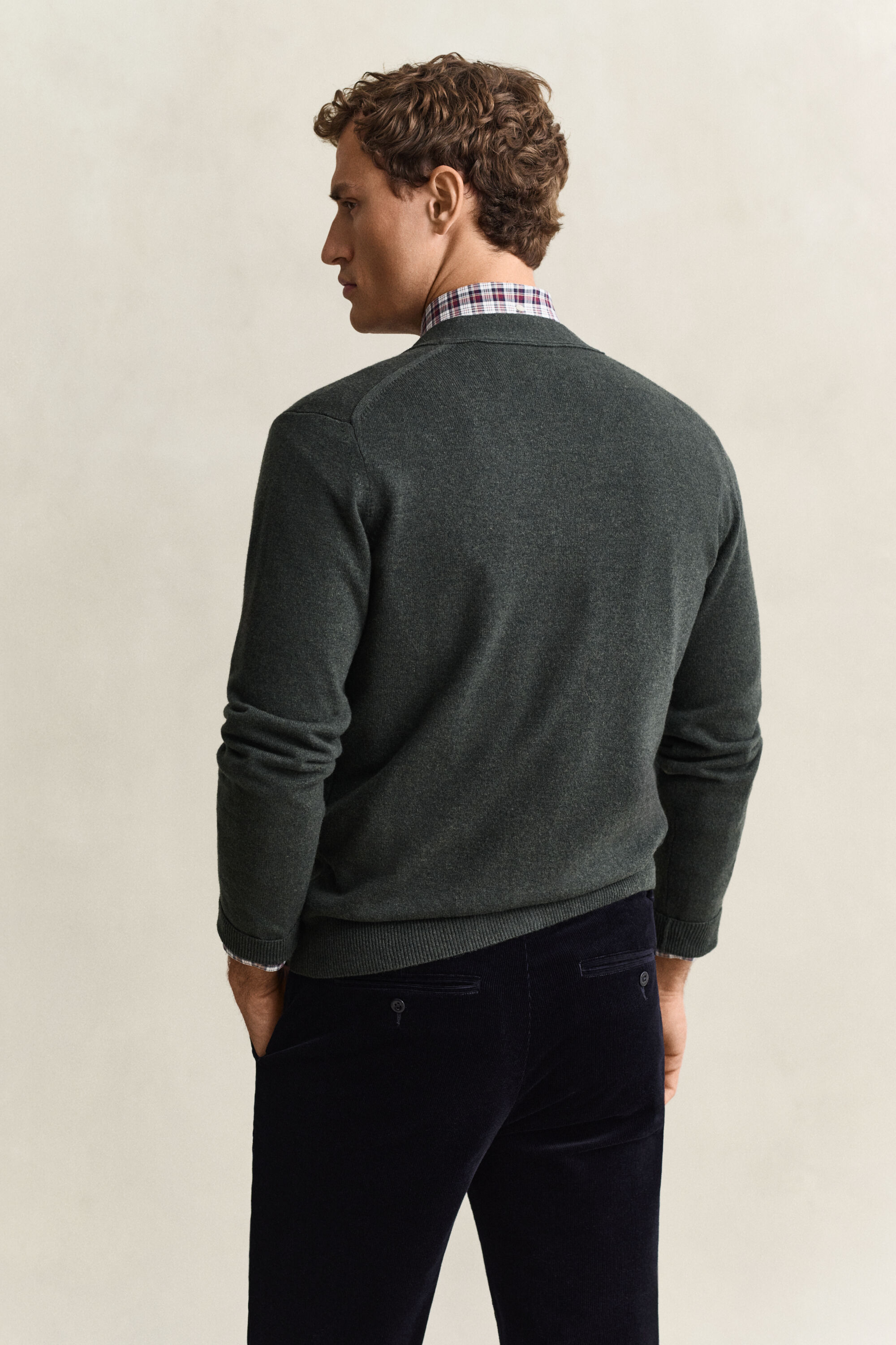 Lambswool V-Neck Cardigan