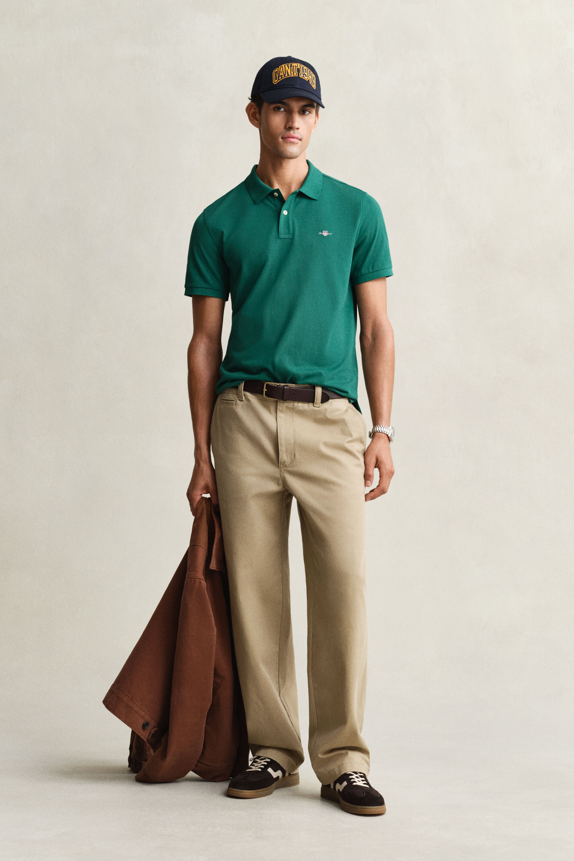 Regular Fit Shield Piqué Polo Shirt