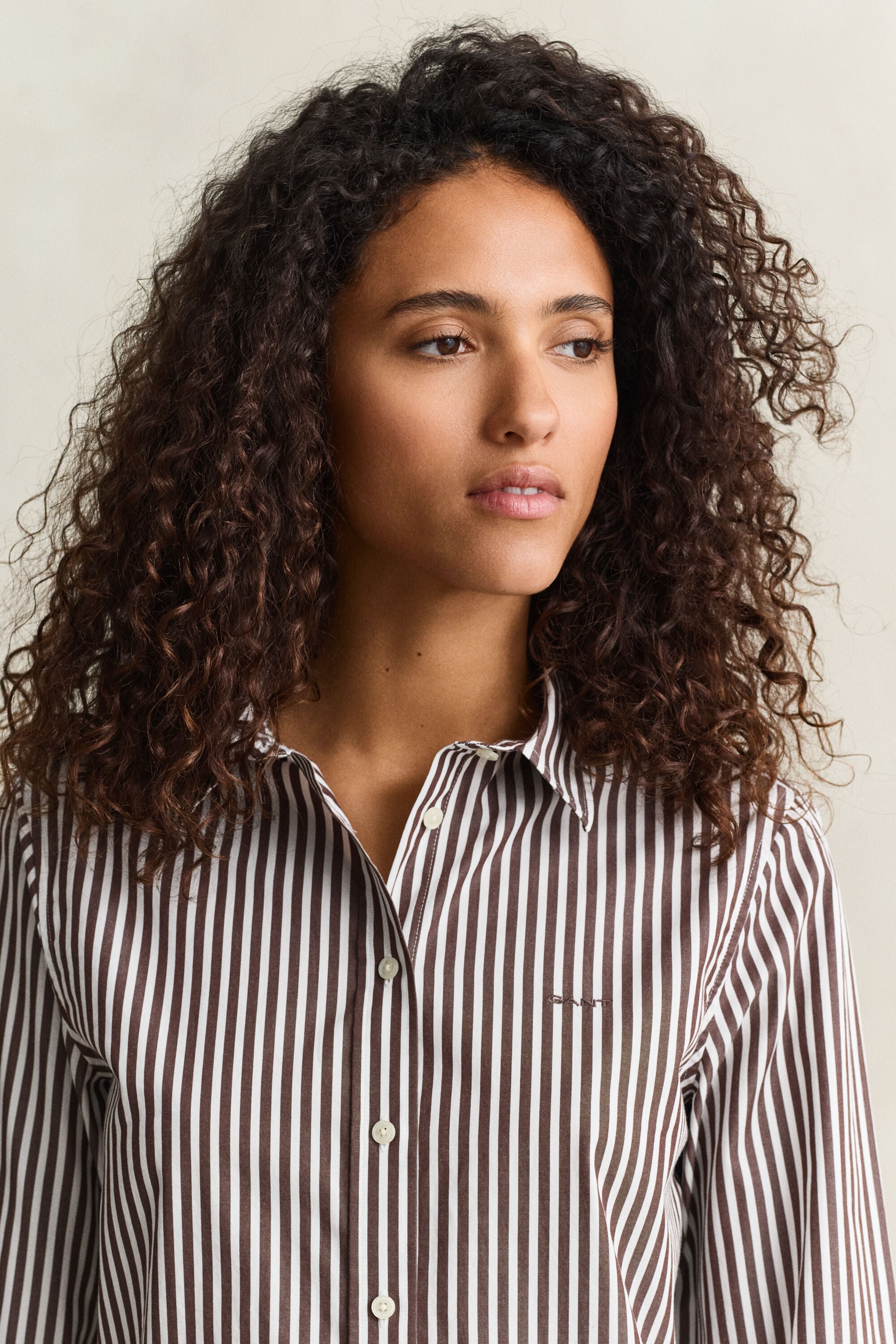 Classic Regular Striped Poplin Shirt