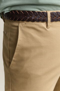 Slim Smart Chinos — DARK KHAKI 4
