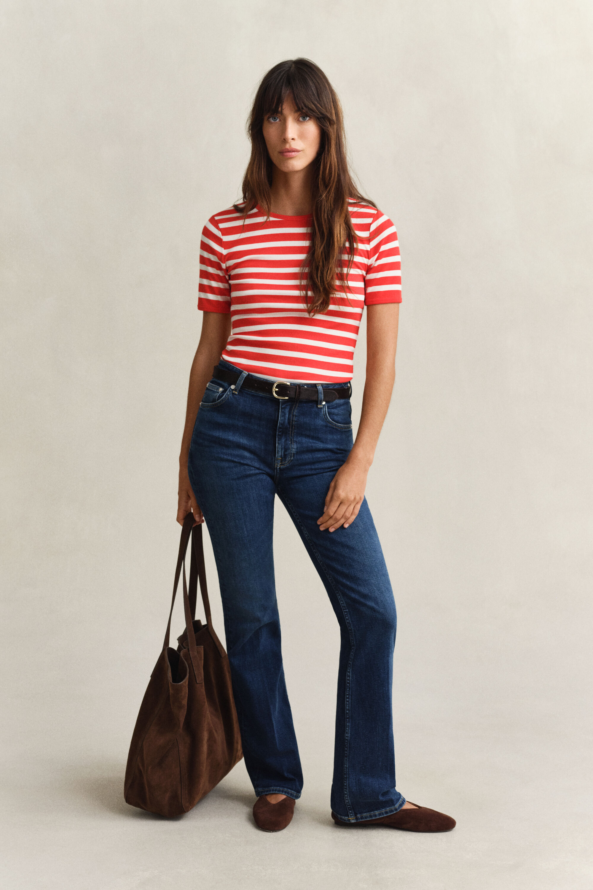 Striped Rib T-Shirt