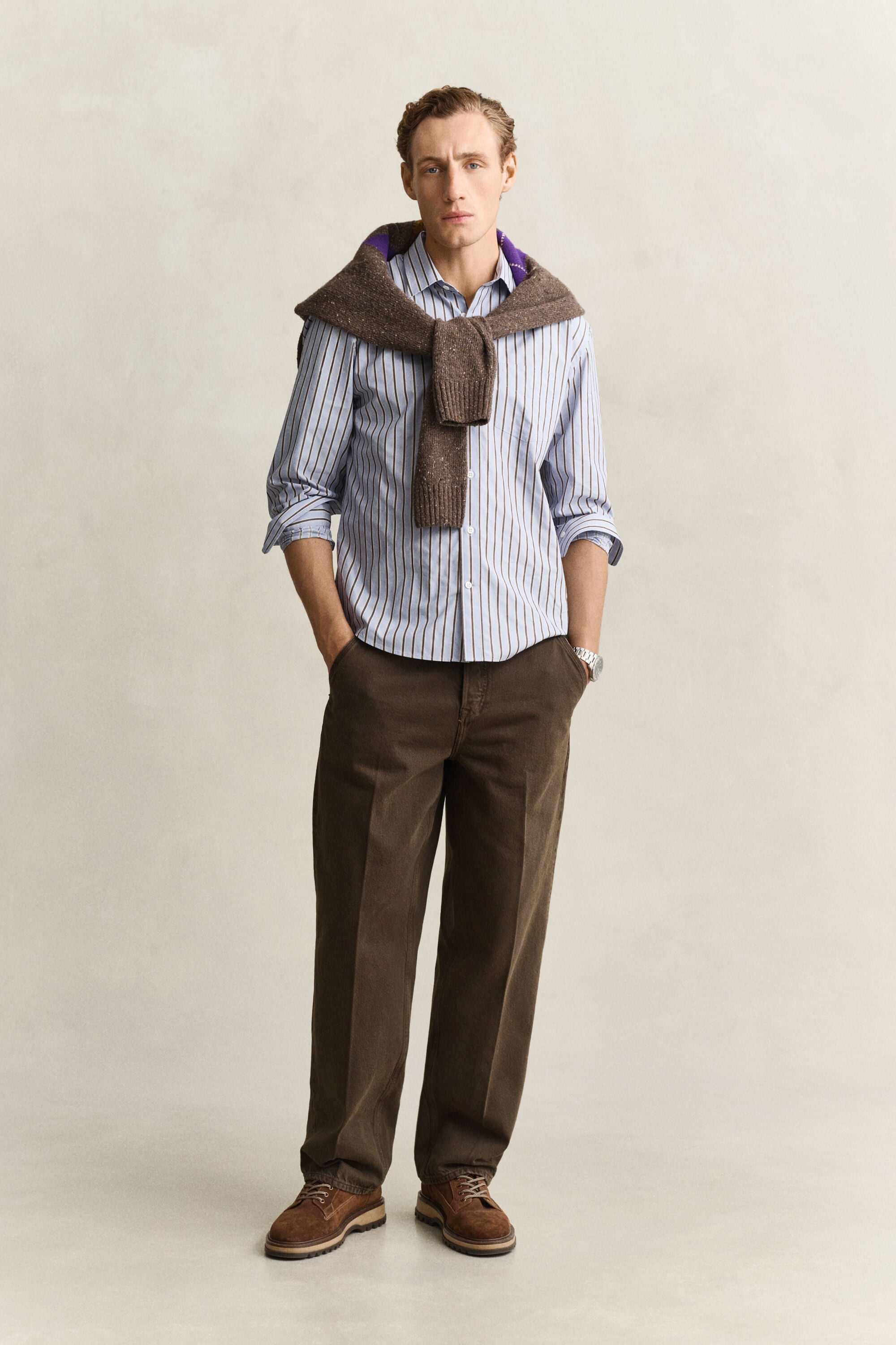 Dobby Striped Shirt