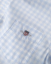 Kids Shield Gingham Poplin Shirt